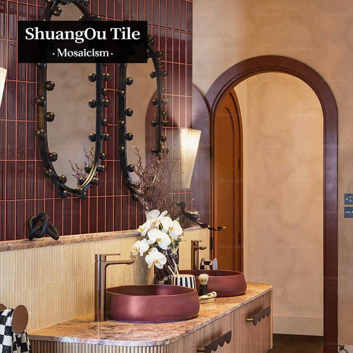 Bán buôn gạch mosaic ốp tường phòng tắm giá rẻ cho dự án tường phòng tắm phòng khách khách sạn sang trọng nhà hàng nhà bếp gạch sứ