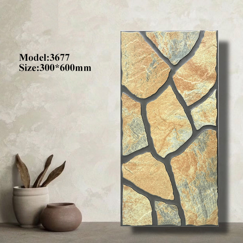 Gạch Sứ Cổ Ốp Tường 300x600 - Phong Cách Mỹ