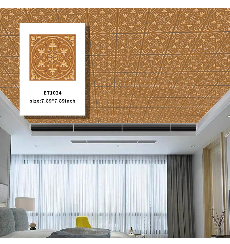 Jorunns ET1022 Tấm dán tường nhà bếp PET Vinyl bóc dán dập nổi chống thấm nước