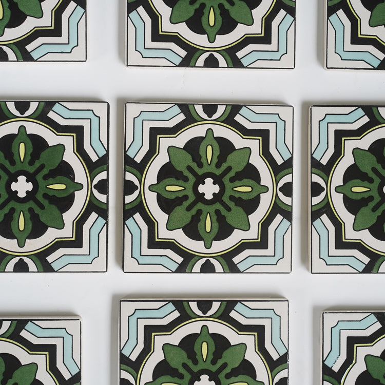 Gạch hoa văn trang trí cổ điển phong cách Victoria Bồ Đào Nha cho tường và sàn nhà bếp, phòng tắm 15x15cm