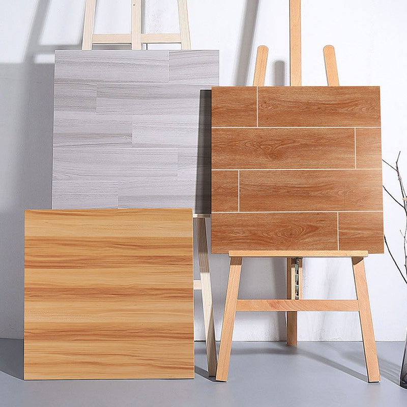 Gạch lát sàn 600x600mm vân đá cẩm thạch nâu đậm, tấm dán tự dính chống thấm nước vân gỗ trang trí cho phòng ngủ, bếp, tường