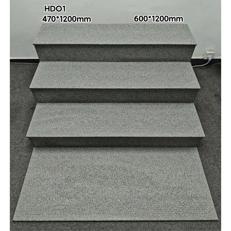 Gạch bậc cầu thang chất lượng cao 1200x470mm 600x1200mm Bề mặt vải thiều Gạch sứ lát sàn trong nhà giá rẻ Trung Quốc