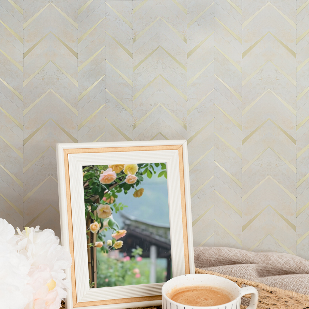 Ốp dán tường gỗ màu đen & xám đậm kiểu mOSAIC