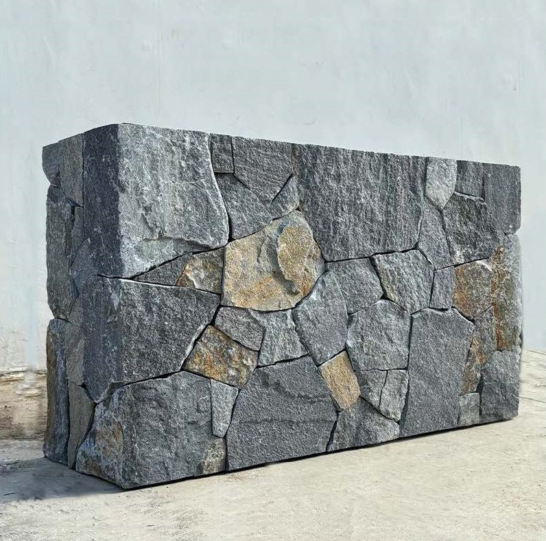 Chậu cây trang trí bằng đá tự nhiên cỡ lớn hình chữ nhật