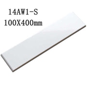Gạch ốp tường và sàn nhà tắm màu đen trắng 100x400mm/4x16 inch