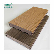 Sàn nhựa PVC chống trượt chống thấm nước 135*24mm, sàn ngoài trời ASA-PVC chống cháy, ván sàn nhựa PVC xốp có rãnh vân gỗTHM113
