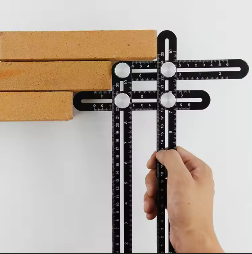 Thước gấp sáu cạnh, thước đo đa góc đa năng