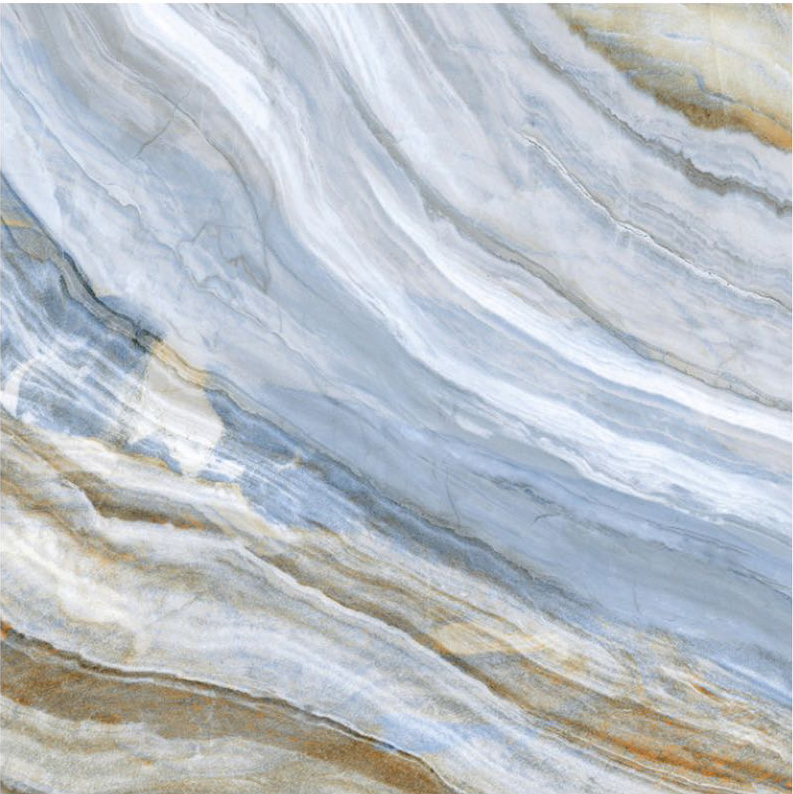 Gạch Sứ Tráng Men Vân Đá Cẩm Thạch Bóng Sang Trọng Hiện Đại 600x600mm Ốp Tường Gạch Nung và Sàn Nội Thất, Điểm Nhấn Kháng Khuẩn