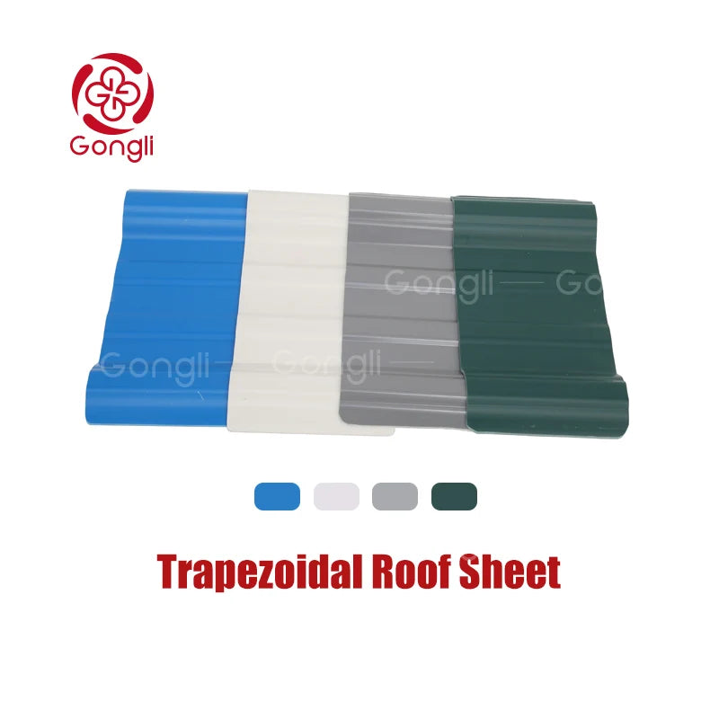 Sample Purchase Corrugated Roofing Sheet Workshops Plants UPVC Plastic PVC Tile Techos ASA Surface Plain Roof Tiles PVC Sample