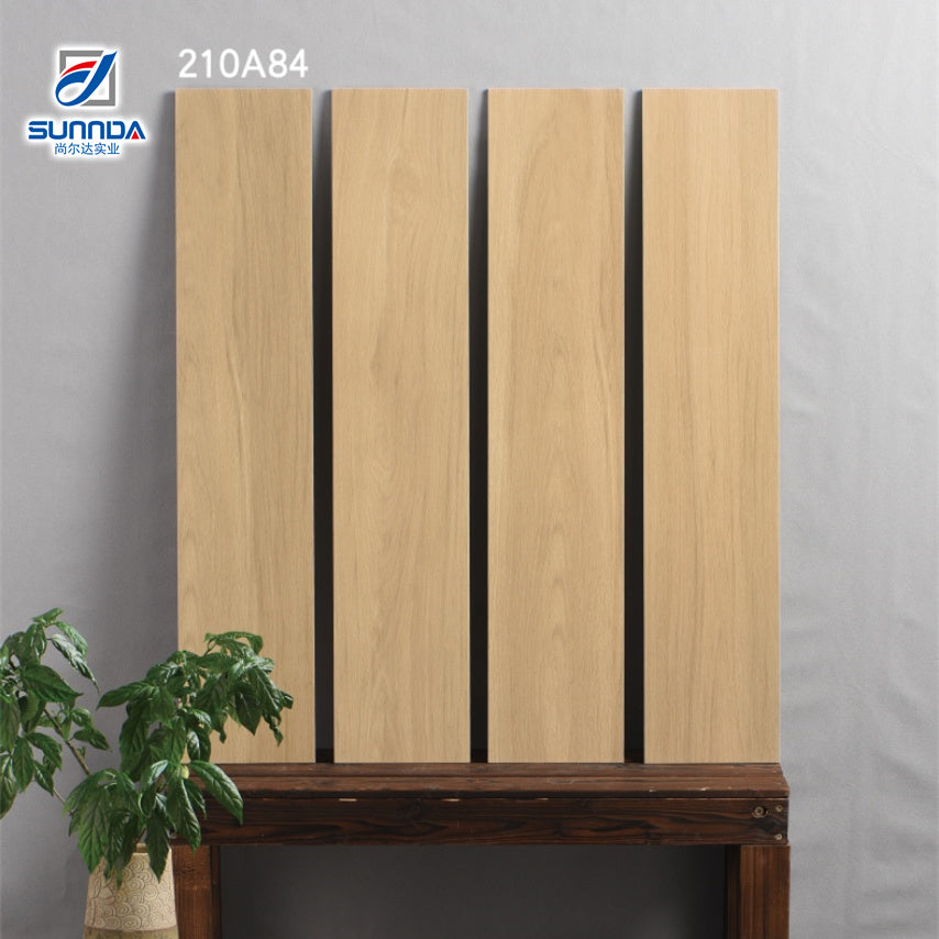 Gạch Men Màu Sắc Rõ Nét, Chống Trơn Trượt, Bề Mặt Mờ, Vân Gỗ Nâu Xám, Ngừng Sản Xuất, Kích Thước 200x1000mm