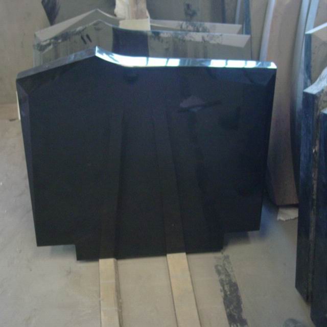 Bia mộ đá hoa cương đen chất lượng cao cho mộ, bia mộ và đài tưởng niệm ngoài trời bán chạy, thiết kế đài tưởng niệm tang lễ