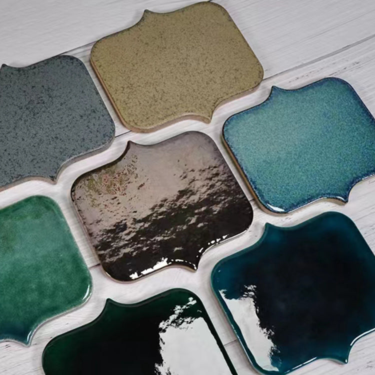 Siêu Sale Gạch Mosaic Gốm Sứ Thủ Công Tráng Men Ốp Tường Trang Trí Bếp, Nhà Cửa, Cửa Hàng, Hình Dạng và Kích Thước Tùy Chỉnh
