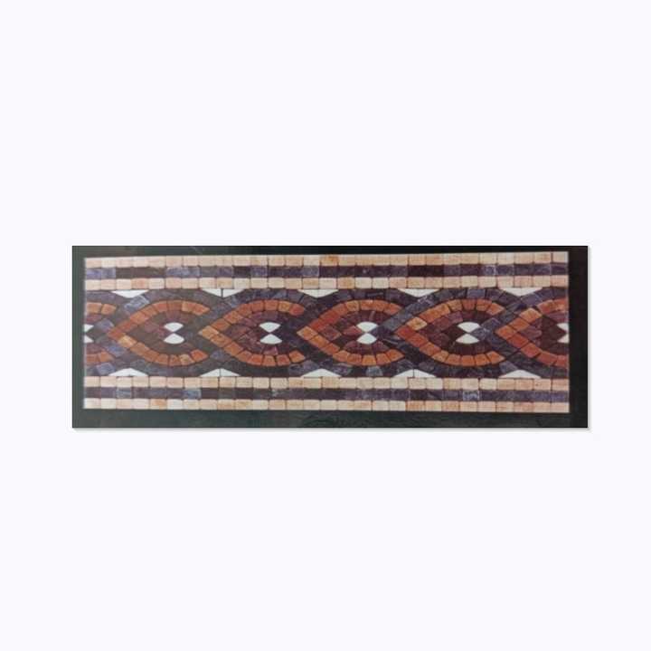 Giá cả cạnh tranh Gạch mosaic vàng trắng viền tường phòng tắm
