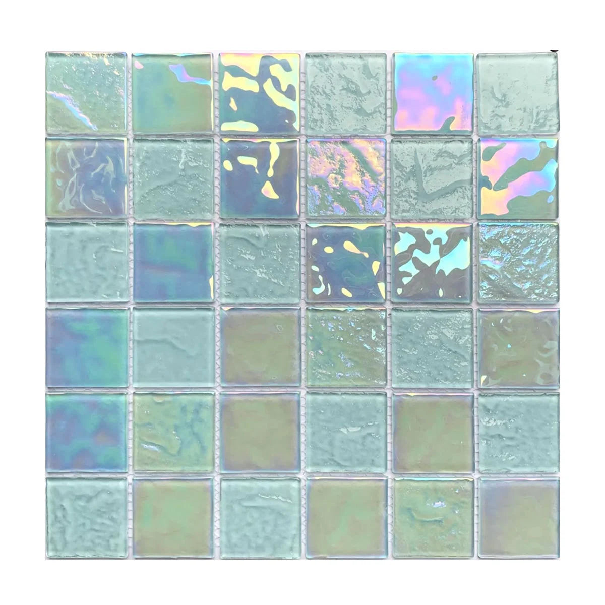 Gạch Mosaic Đá Hoa Văn Xanh Hiện Đại Cho Hồ Bơi, Bếp