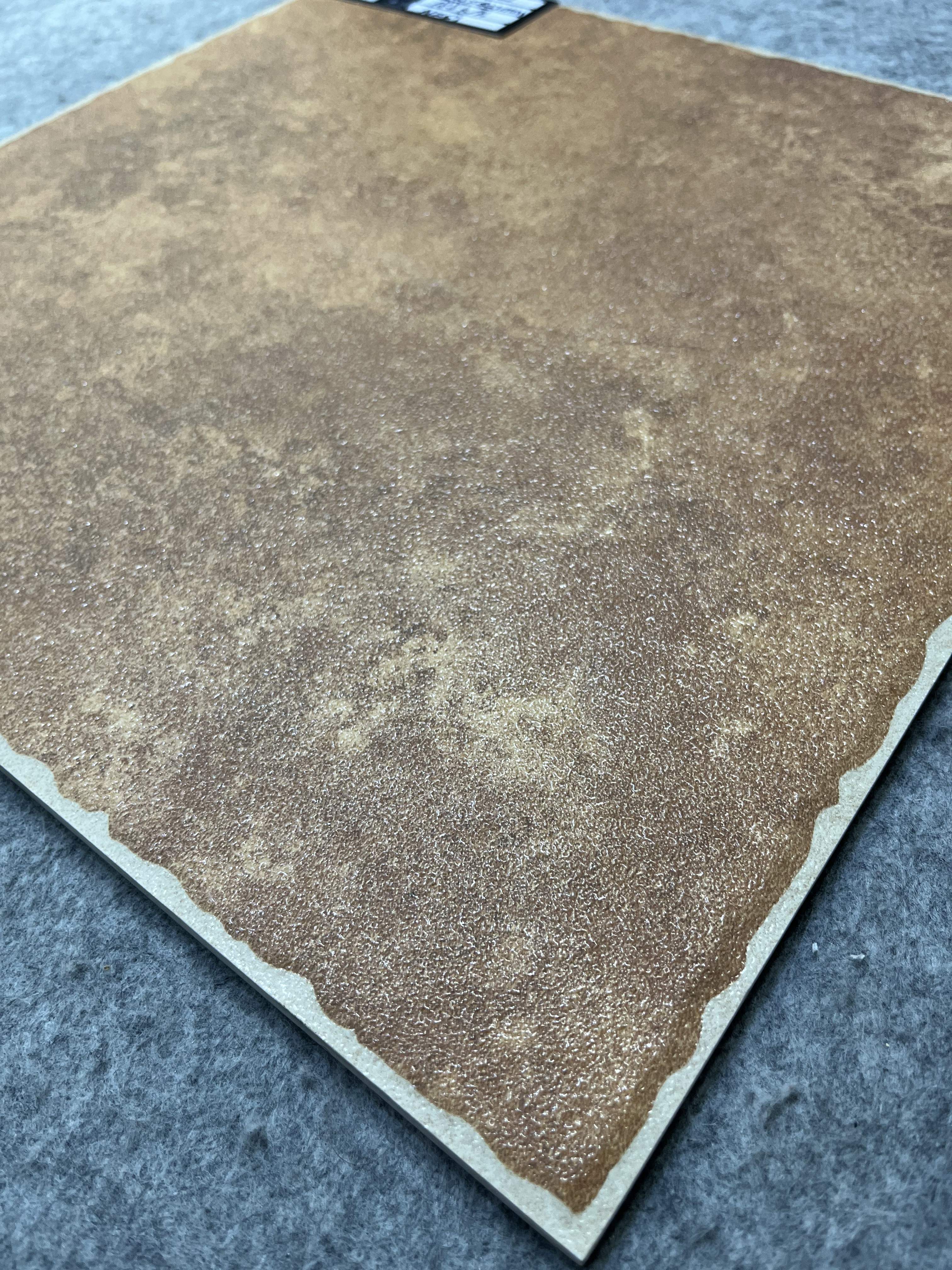 Gạch lát nền gốm đỏ đất nung kiểu Địa Trung Hải hiện đại 400x400, chống trơn