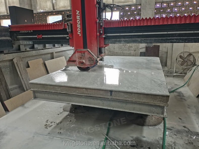 Tấm Đá Marble Onyx Carrara Trắng Hiện Đại cho Bếp & Vách TV, Tấm Lớn Đánh Bóng cho Biệt Thự