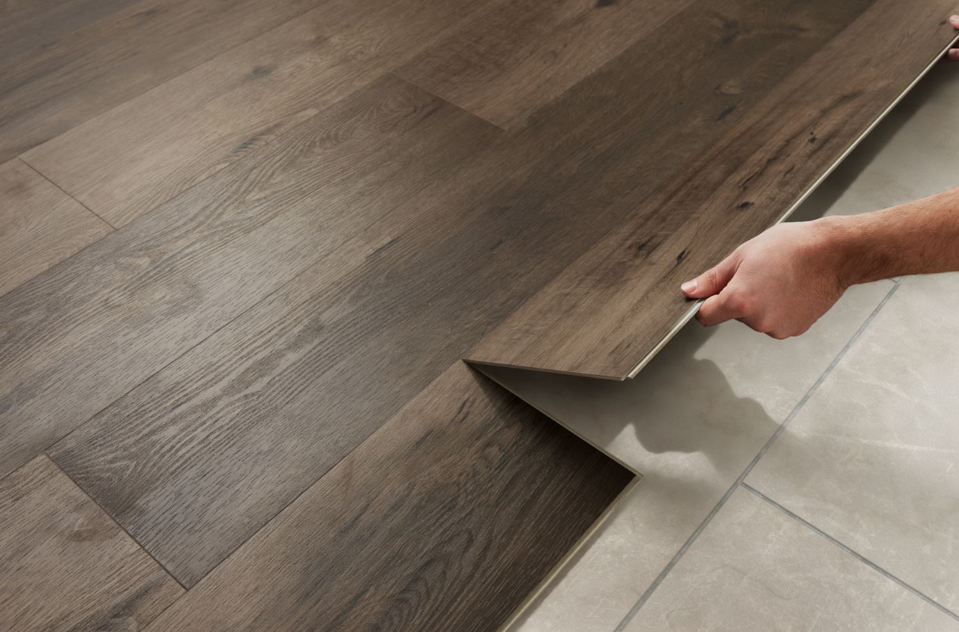 Sàn LVT/ PVC/ Vinyl Chống Nước Unilin Click Sang Trọng