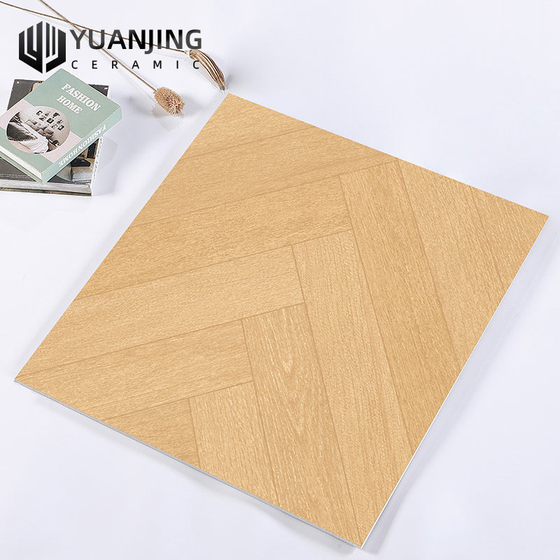 Gạch Sứ Lát Sàn Chống Trượt Mờ Vân Gỗ Bề Mặt Vi Khuôn Kiểu Cổ Điển Quảng Đông 800x800 Cho Phòng Ăn Phòng Ngủ