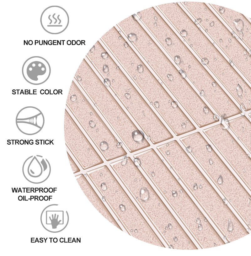 Miếng Dán Gạch 3D Jorunns Chống Nước 10x10 inch