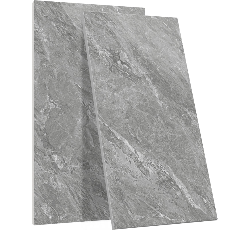 Gạch lát sàn Porcelain vân đá cẩm thạch Calacata Xám sang trọng, độ bóng cao 600x1200mm