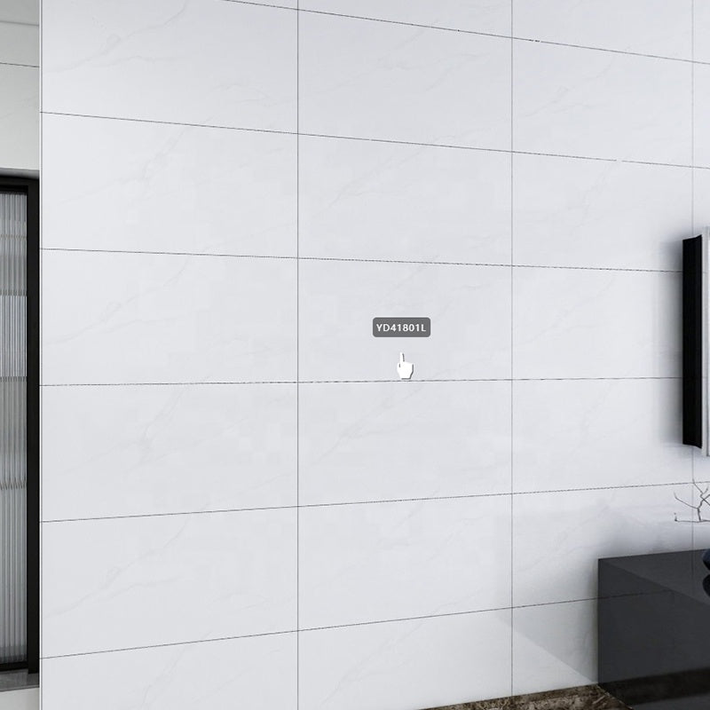 Gạch Sứ Trắng Bóng Họa Tiết Vân Đá Cẩm Thạch Liên Tục Vô Tận 400x800mm, Gạch Ốp Tường, Gạch Lát Sàn Chống Trượt