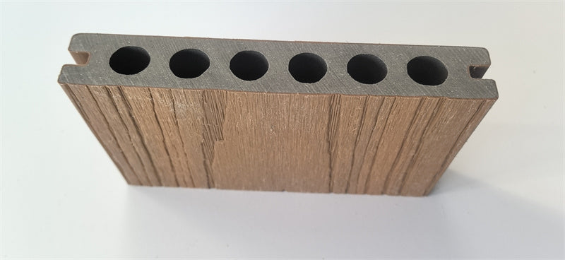 Sàn gỗ nhựa đúc nổi 3D lỗ tròn thân thiện với môi trường