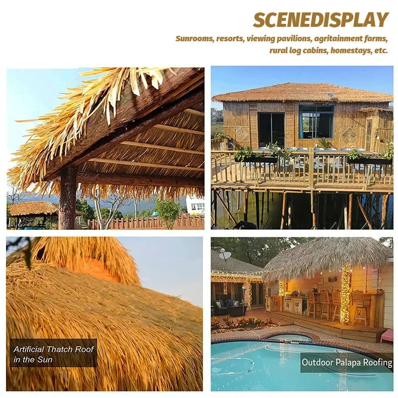 Cape Hut Decoration African Square Touch Fire Roofs From 20 Sheets Material Roof Tiles