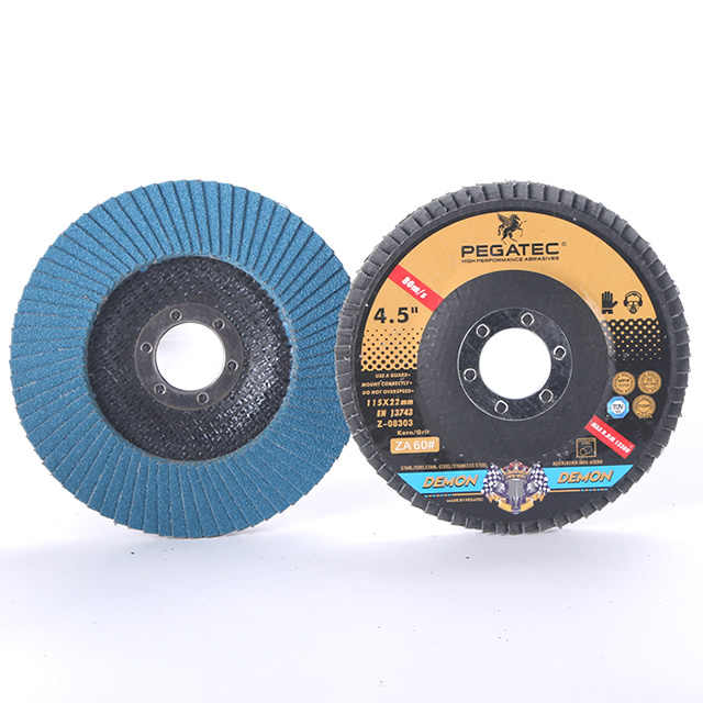 Đĩa mài Zirconia 4,5&#39;&#39; 115x22mm dùng để loại bỏ gỉ sét tự động, dụng cụ mài mòn