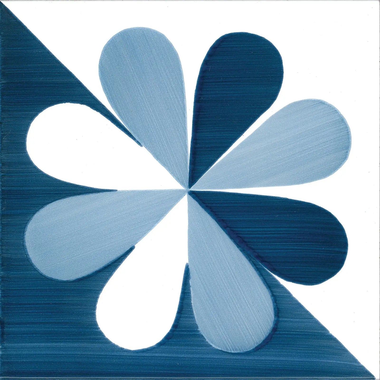 Gạch ốp tường và lát sàn Ceramic thiết kế hiện đại, họa tiết hình học xanh trắng, chất lượng cao, kích thước 200x200mm cho nhà bếp và phòng tắm