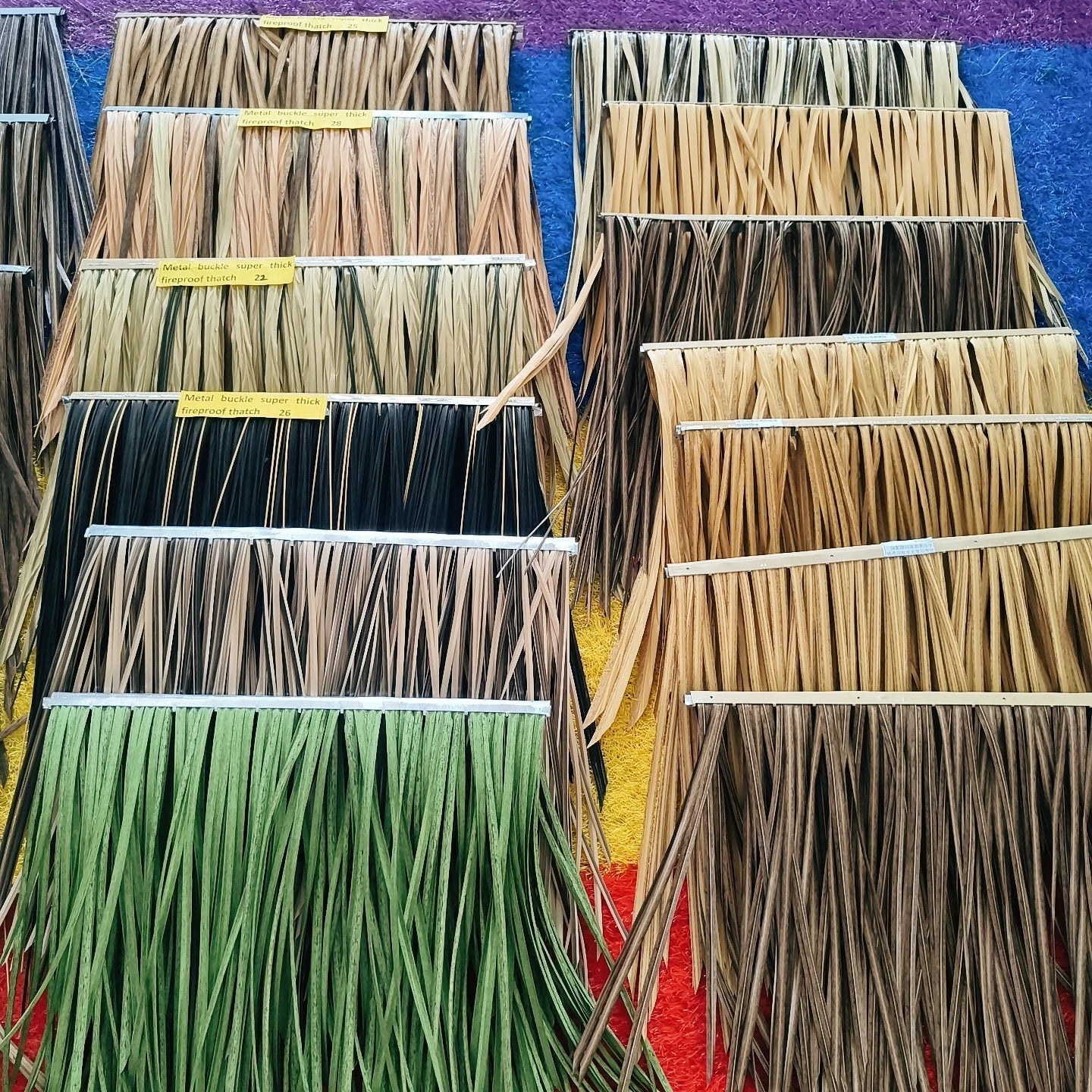 Hawaiian Bar Synthetic Palm Faux Thatch Faux Thatch Roof Artificial Thatch Roof Tile