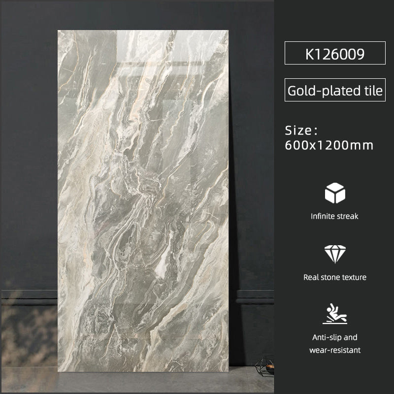 Gạch lát sàn gốm sứ vân đá cẩm thạch vàng 60x120