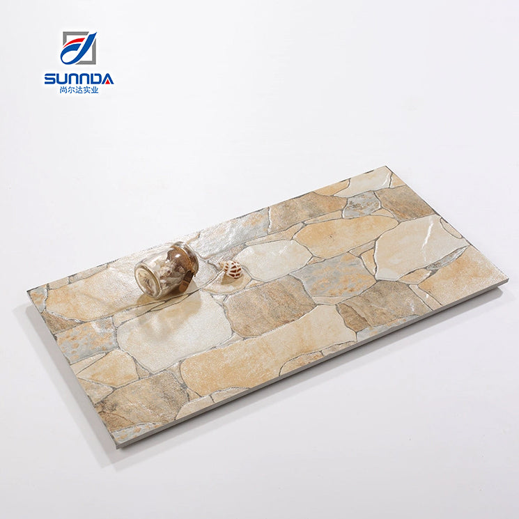 Gạch Ốp Tường Trang Trí Ngoại Thất Chống Trượt Tráng Men Kỹ Thuật Số Kiểu Gạch Đá Gốm Sứ Chống Vỡ