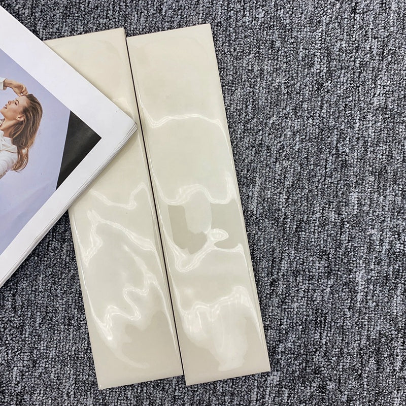 Gạch Ceramic Giá Rẻ Dạng Thanh 75x300 Xanh Bóng Vân Nổi Ốp Tường Bếp, Phòng Tắm và Khách Sạn