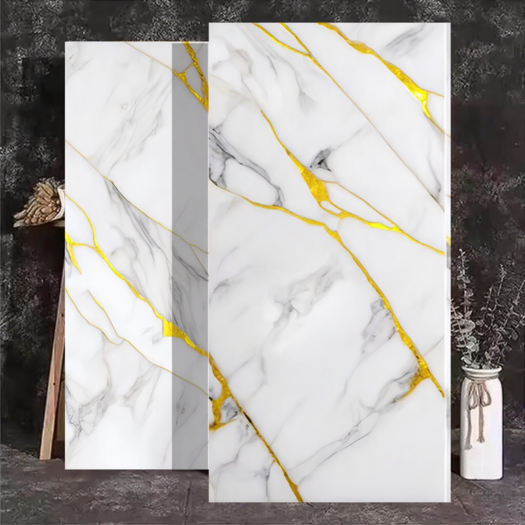 Gạch Sứ Cẩm Thạch Vàng Sang Trọng