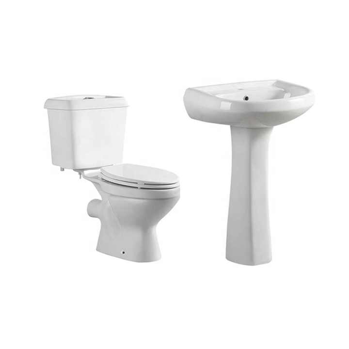 Bộ chậu rửa mặt Medyag giá rẻ nhất bằng gốm hai mảnh Inodoro Chậu rửa  – Daisan Store