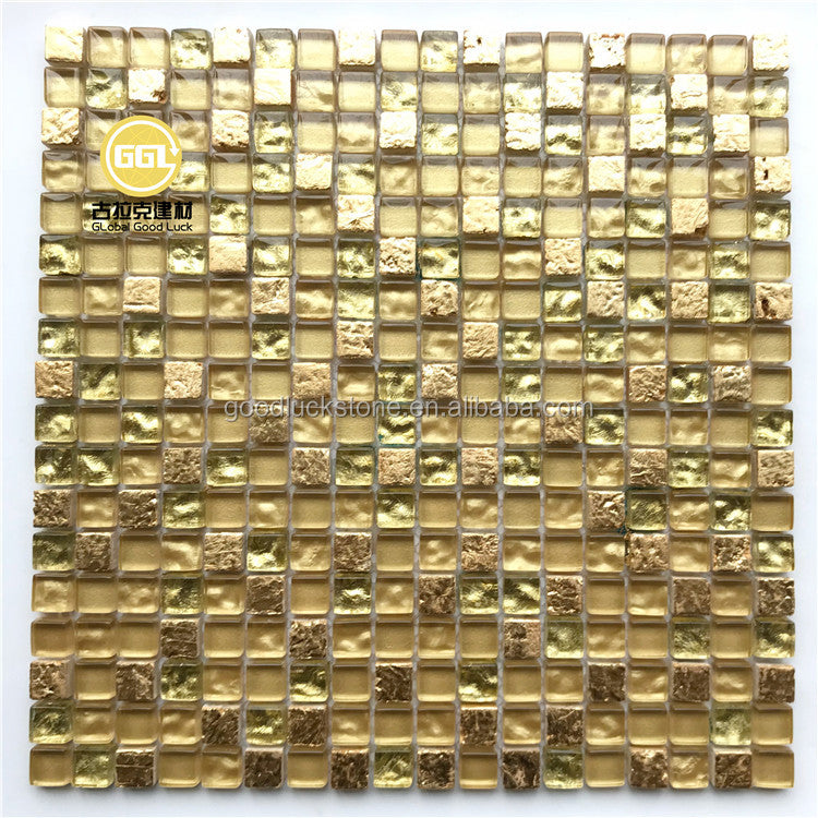 Gạch Mosaic Thủy Tinh Thiết Kế Sang Trọng Tùy Chỉnh Mẫu Mới Trang Trí Phòng Tắm Bếp Hồ Bơi