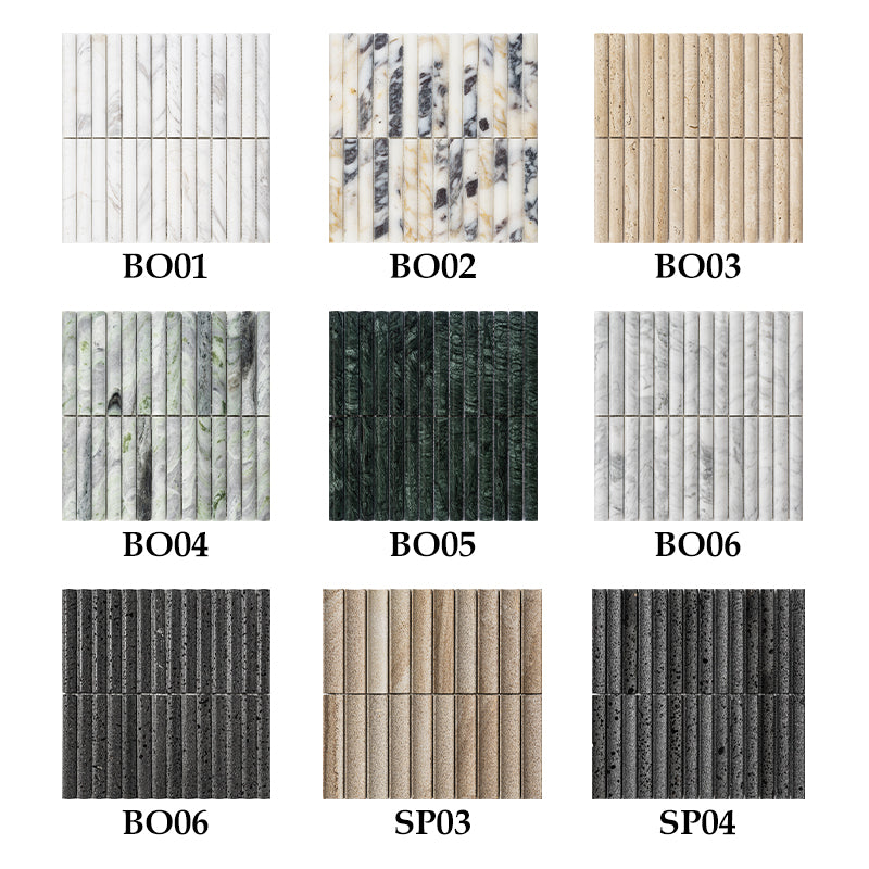 Mosaic Đá Cẩm Thạch Ốp Tường Và Lát Sàn Dự Án Khách Sạn Biệt Thự Trang Trí Họa Tiết Hoa Phối Màu Waterjet