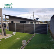 Hàng rào WPC composite ngoài trời thân thiện với môi trường 1,8 * 1,8m Hàng rào gỗ chất lượng cao dễ lắp đặt Hàng rào lan can vườn chống thấm nước STR04R