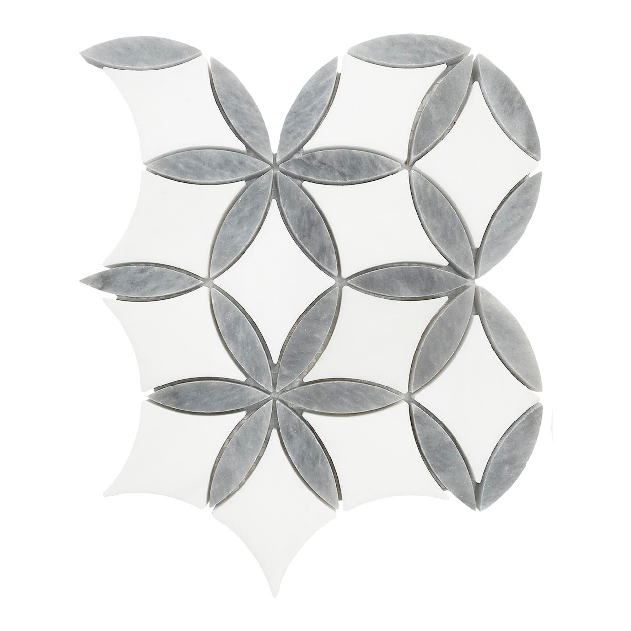 Gạch Mosaic Đá Cẩm Thạch Nhiều Màu Công Nghệ Waterjet Cho Sàn, Tường Bếp và Tấm Ốp Tường Bếp