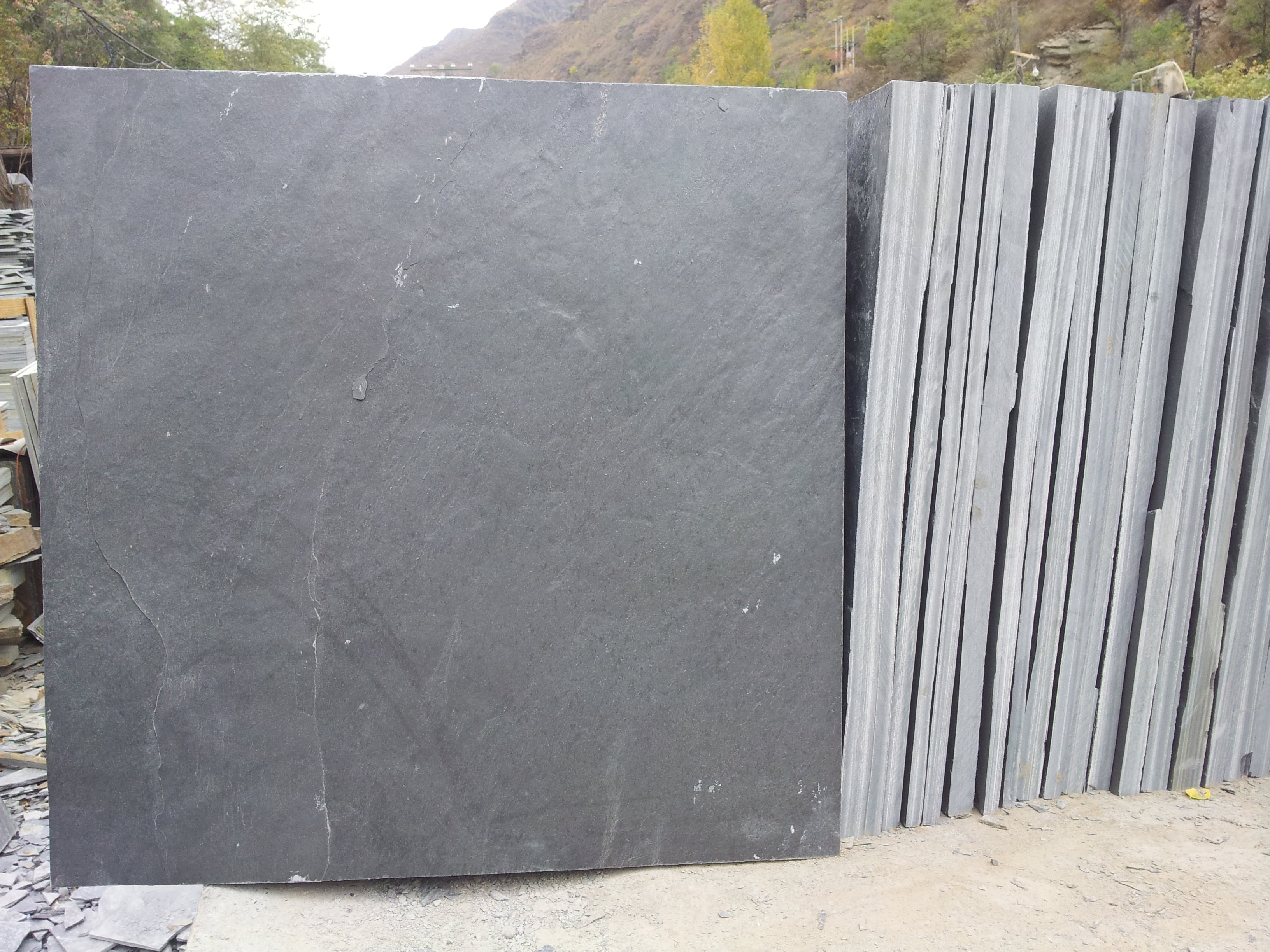 Tấm Lát Sứ Porcelain Xám 900x600, Gạch Đá Vôi, Tấm Lát Ngoài Trời