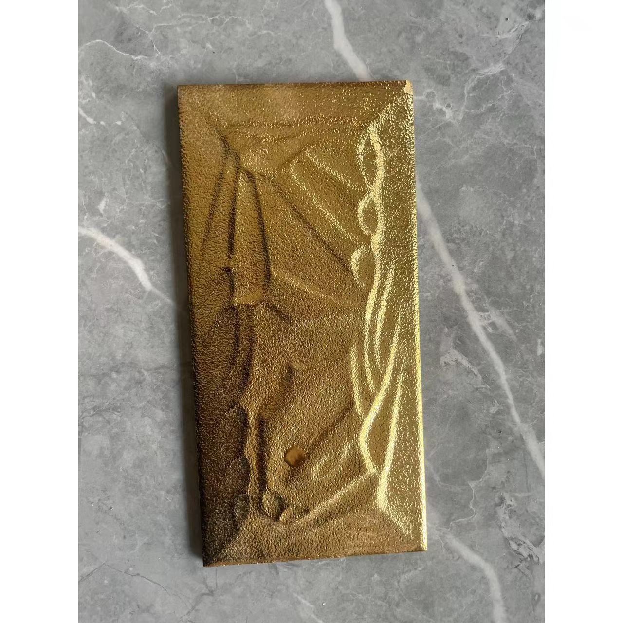 Gạch Ốp Tường Ngoại Thất 6x24 Chống Đông, Kháng Axit, Mạ Vàng Bạc Mờ Phong Cách Rustic Mới, Thiết Kế Hiện Đại, Có Thể Tùy Chỉnh