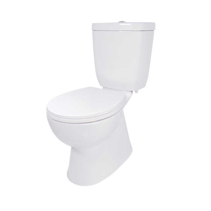 Bồn cầu hai khối Medyag MFZ-72 S-trap 145mm WC Tiêu chuẩn Úc Watermark bằng sứ trắng