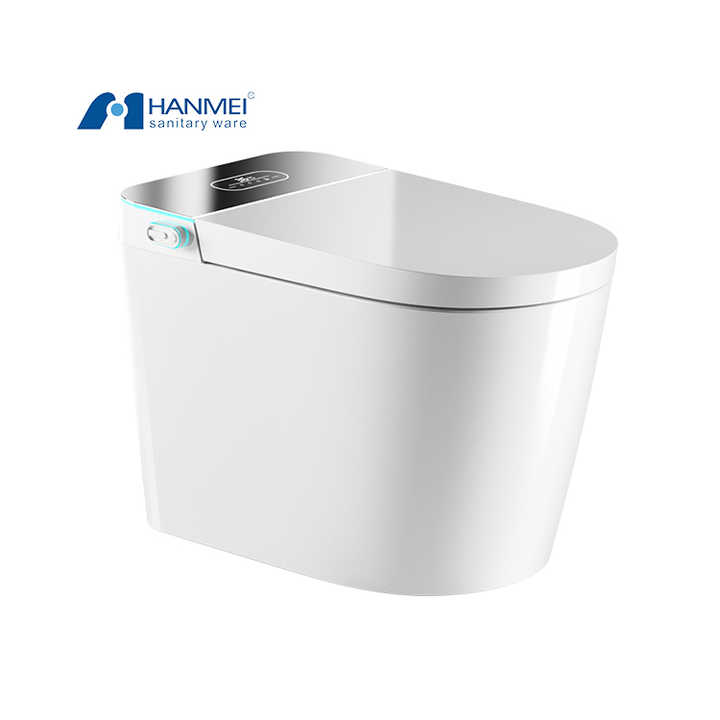 Bồn cầu thông minh sang trọng với cảm biến xả tự động, bệ ngồi sưởi ấm và bồn chứa nước ẩn - Tương lai của vệ sinh phòng tắm