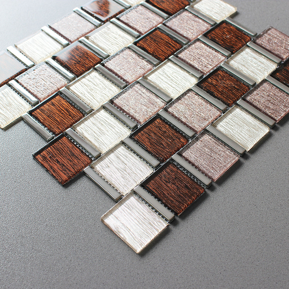 Giá sỉ Vật liệu mosaic kính màu chất lượng cao cho Gạch mosaic kính ốp tường nhà/phòng