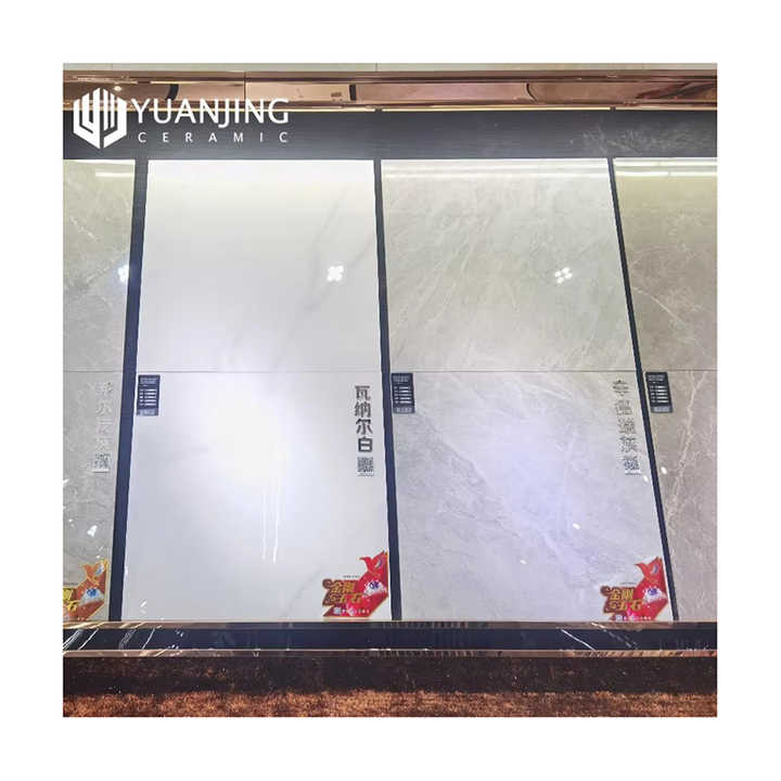 Gạch đá cẩm thạch toàn thân 800x800mm, màu trắng bóng, hoa văn liên tục, tấm sứ, đá cẩm thạch chống trượt, gạch lát sàn phòng khách