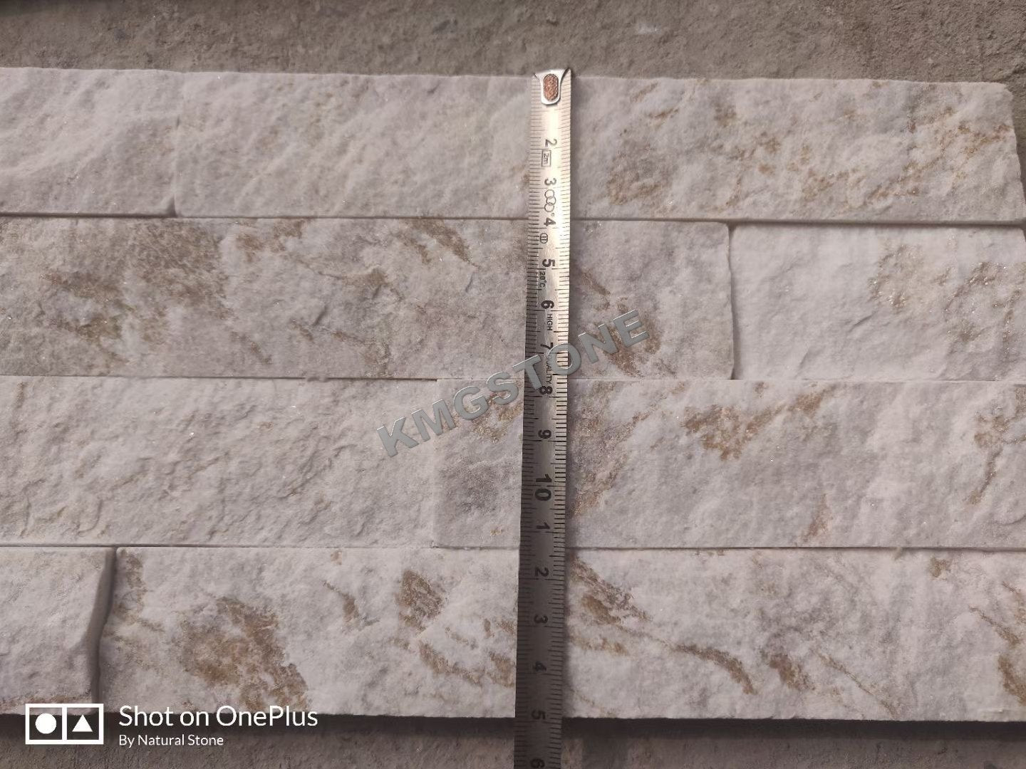 Tấm Đá Văn Hóa Đá Phiến Tự Nhiên Trắng Hoàng Gia Sang Trọng Ốp Tường Ngoại Thất Biệt Thự, Khách Sạn