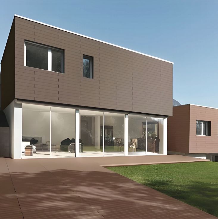 Tấm ốp tường ASA vật liệu mới, sử dụng ngoài trời, chống chịu thời tiết tốt, 150*15MM