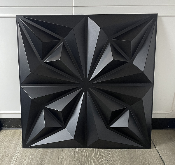 Tấm ốp tường 3D kim cương trắng hình học bằng đá cẩm thạch thay thế tấ – Daisan Store