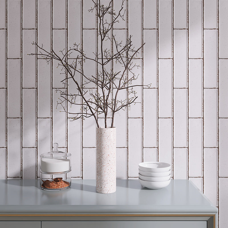Gạch thẻ sứ tráng men hình chữ nhật 75x300mm ốp tường phòng tắm và bếp