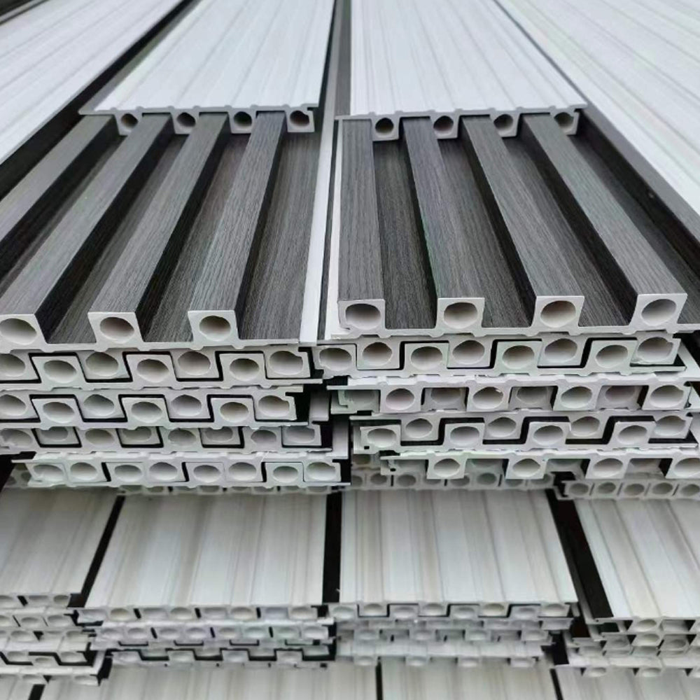 Tấm ốp tường WPC chất lượng cao, màu vân gỗ, nội thất cho khách sạn, văn phòng, nhà ở